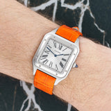Cartier Santos-Dumont - WSSA0032 - 46.6 mm * 33.9mm Stainless Steel
