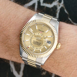 Rolex Sky-Dweller - 326933 - 42mm Stainless Steel & Yellow Gold