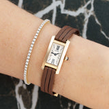Cartier Lanières Tank Allongée - W1537338 - 27mm * 14mm Rose Gold