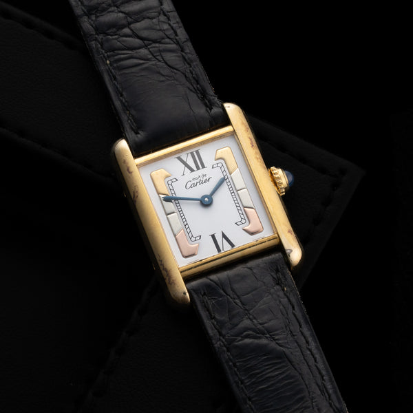 Cartier Tank Must 5057001 watch with Silver case, 28mm * 20mm size.
