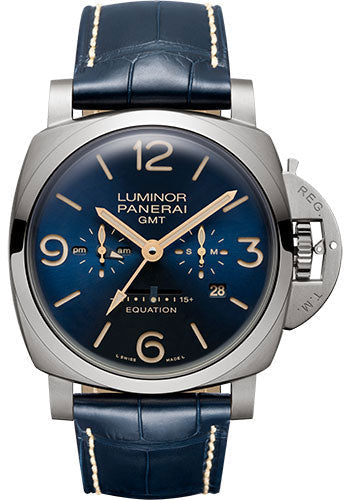 Panerai Luminor Equation of Time - 47mm - Brushed Titanium - Blue Dial - PAM00670
