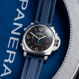 Panerai Luminor 1950 3 Days Chrono Acciaio Flyback PAM00524 with Stainless Steel case, 44mm size.