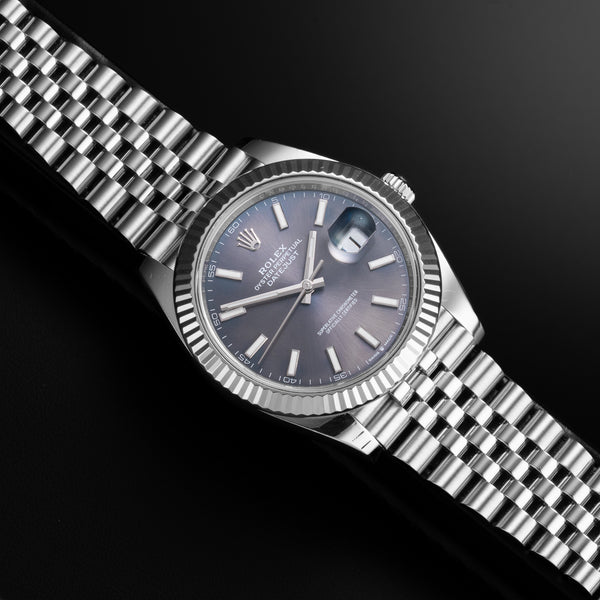 Rolex Datejust 126334 with Stainless Steel case, 41mm size.