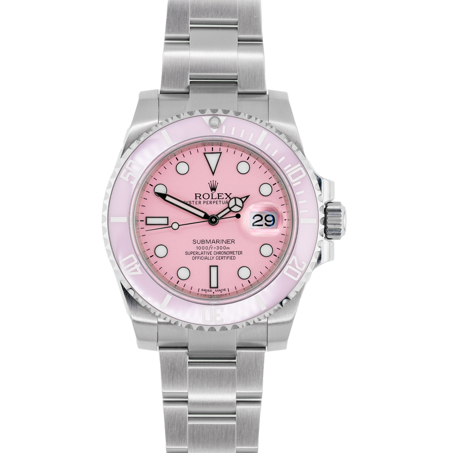 Rolex Submariner Date "Pink Lady" - 116610LN - 40mm - Customized Pink