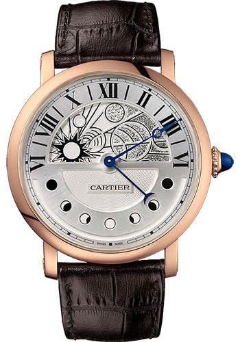 Cartier Rotonde Day Night Retrograde Moon Phases W1556243