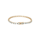 Aquamarine Tennis Bracelet detail