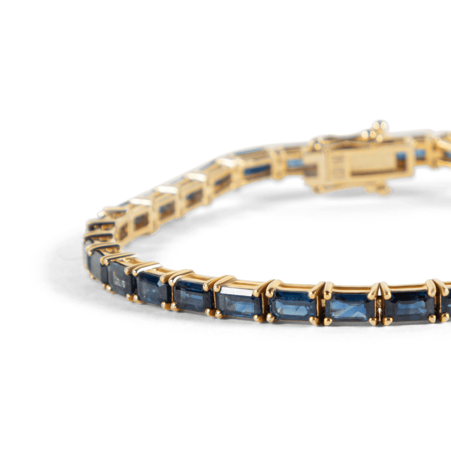 Blu Scarpa Sapphire Tennis Bracelet 11 carats