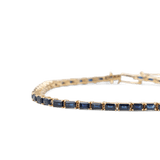 Blu Scarpa Sapphire Tennis Bracelet 6 carats