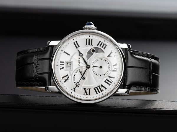Cartier Rotonde Retrograde W1556368 with Stainless Steel case, 42mm size.