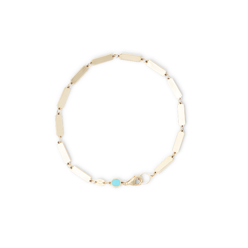 Blu Scarpa Full Bar Bracelet 14K yellow gold