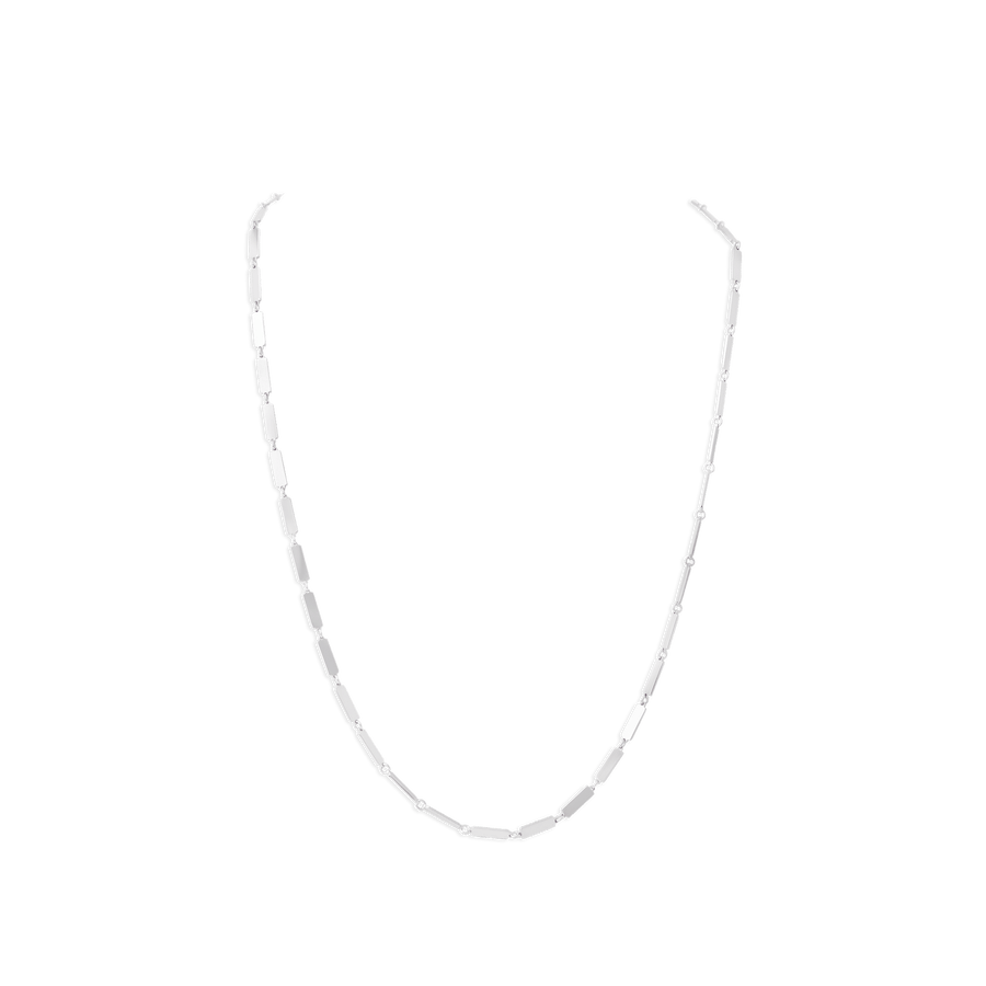 Blu Scarpa Full Bar Necklace 14K white gold