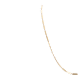 Full Bar Necklace 14K yellow gold detail