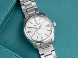 Front view of Grand Seiko Heritage Spring Drive SBGA465 with Stainless Steel case, 40mm size