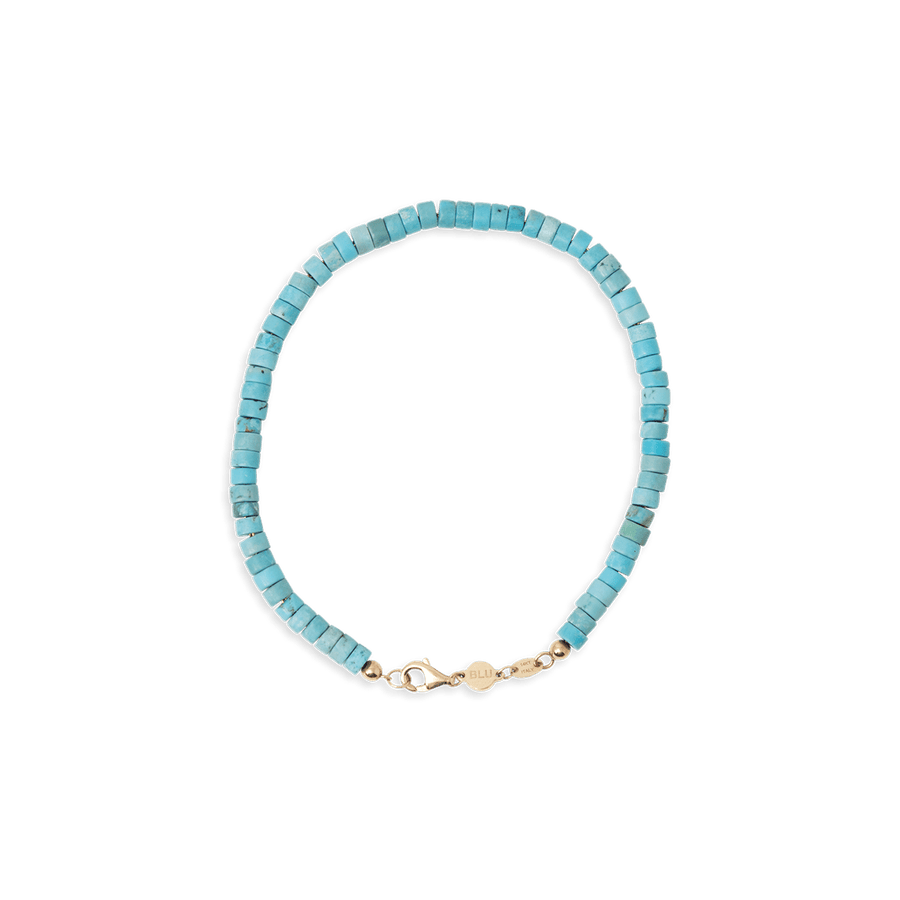 Blu Scarpa Heishi Turquoise Bracelet