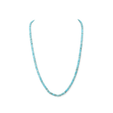 Blu Scarpa Heishi Turquoise Necklace 14K gold
