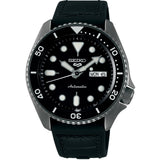 Seiko 5 Sports Auto Mens Black Watch Srpd65k3
