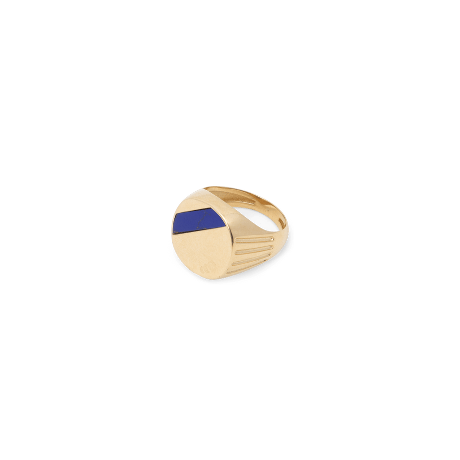 Blu Scarpa Insignia Lapis Scarpa Ring 18K gold