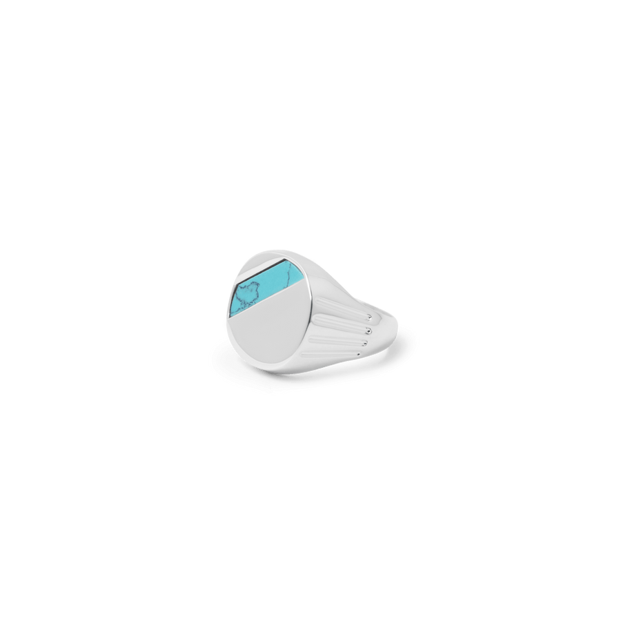 Blu Scarpa Insignia Turquoise Scarpa Ring sterling silver