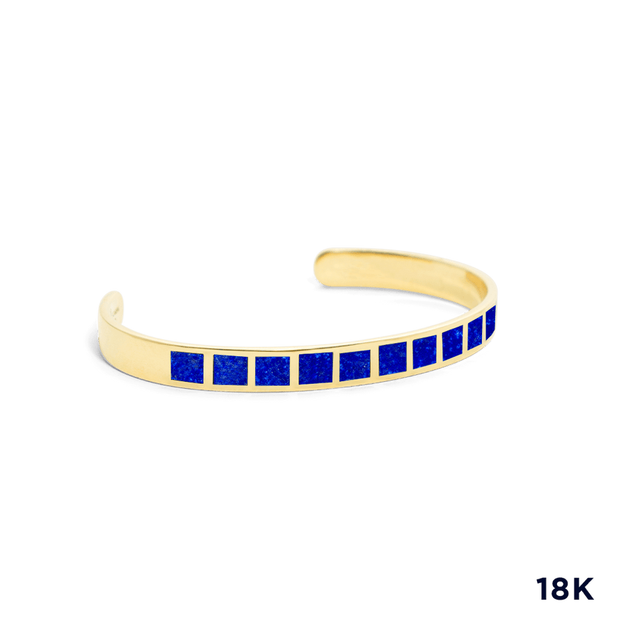 Blu Scarpa Lapis 18K Gold Cuff