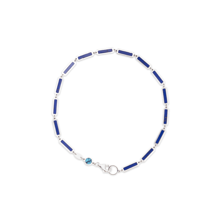 Blu Scarpa Lapis Bar Bracelet 14K white gold