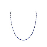 Blu Scarpa Lapis Bar Necklace sterling silver