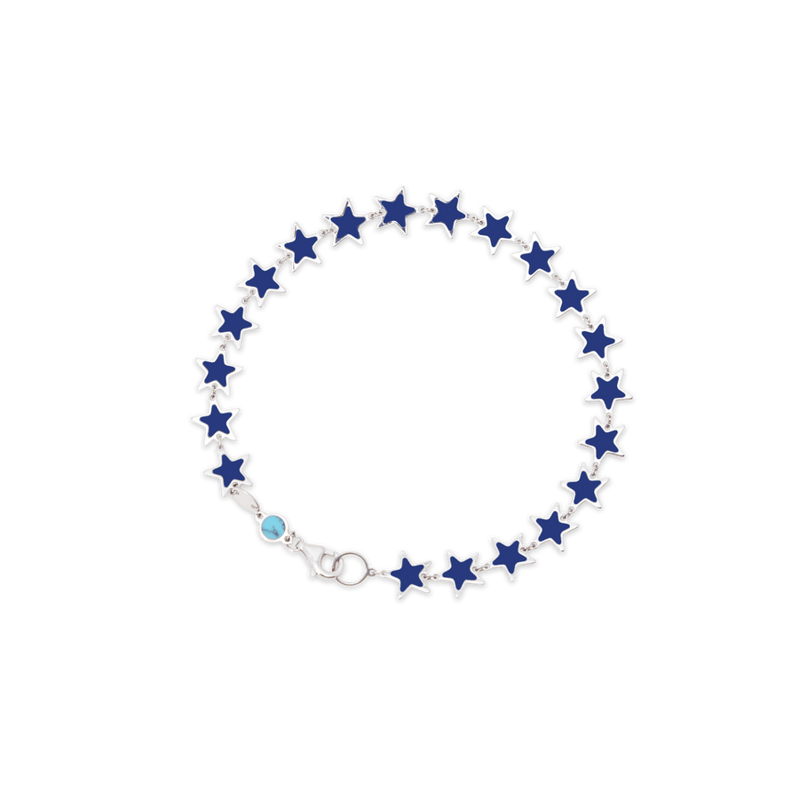 Blu Scarpa Lapis Star Bracelet 14K white gold