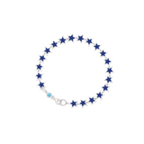 Blu Scarpa Lapis Star Bracelet 14K white gold