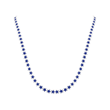 Blu Scarpa Lapis Star Necklace 14K white gold