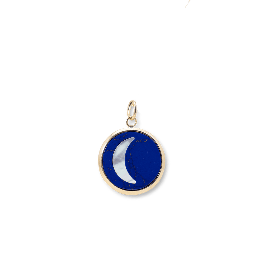 Blu Scarpa Luna Moneta Pendant 14K gold