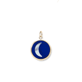 Blu Scarpa Luna Moneta Pendant 14K gold
