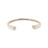 Blu Scarpa Luna Santa Fe Turquoise 18K Gold Cuff