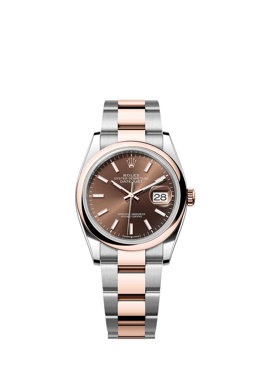 Rolex Datejust 36 126201 Chocolate Dial Domed Bezel Oyster Bracelet