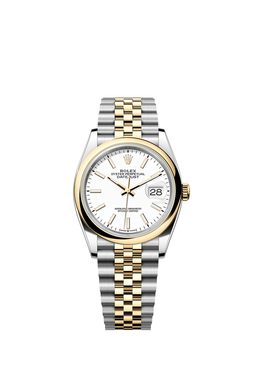 Rolex Datejust 36 126203 White Index Dial Jubilee Bracelet