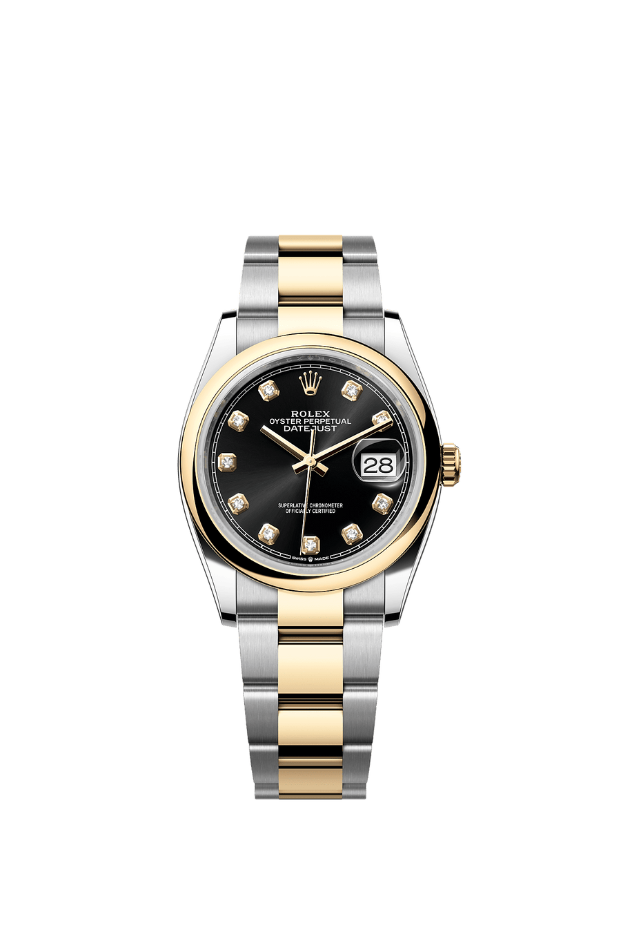 Rolex Datejust 36 126203 Black Diamond Dial Oyster Bracelet