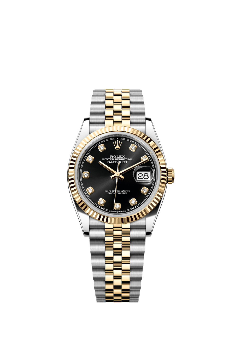 Rolex Datejust 36 126233 Black Diamond Dial Jubilee