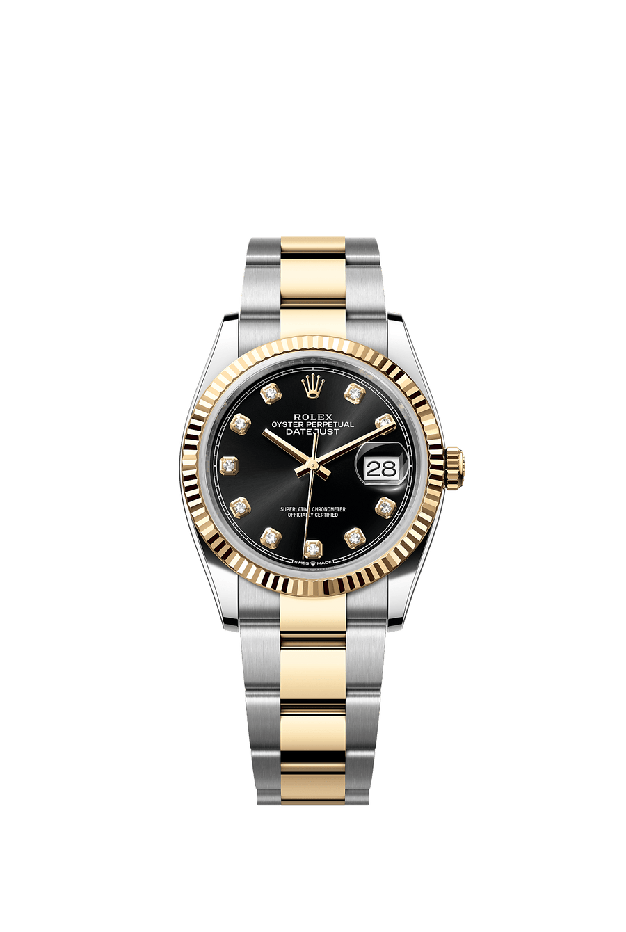 Rolex Datejust 36 126233 Black Diamond Dial Oyster