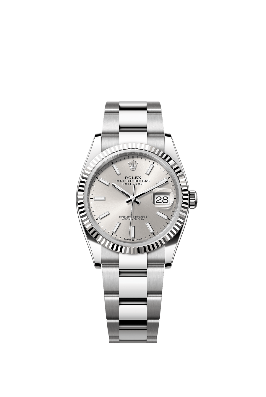 Rolex Datejust 36 126234 Silver Index Dial Oyster Bracelet