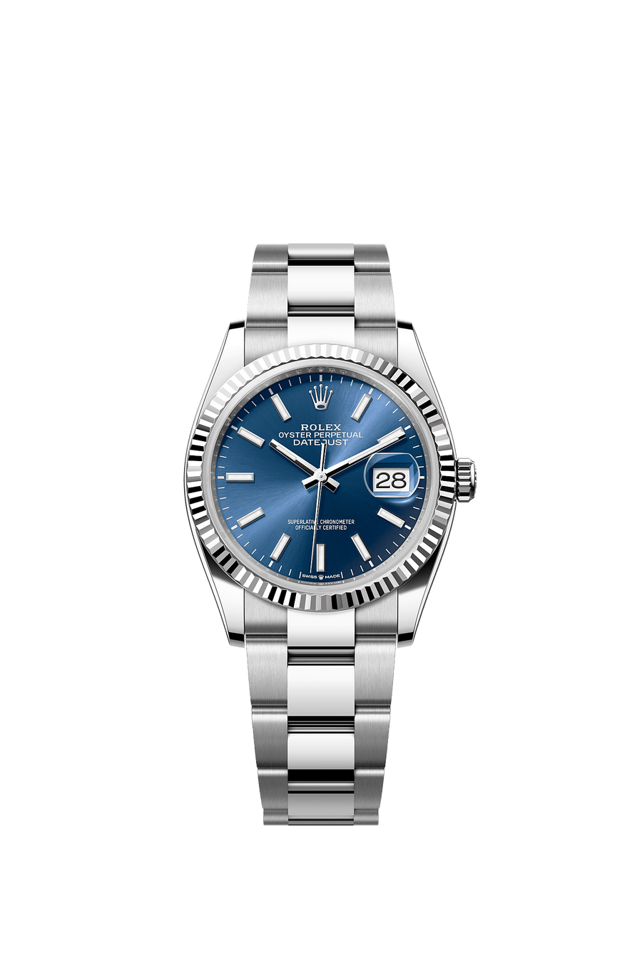 Rolex Datejust 36 126234 Blue Index Dial Oyster Bracelet