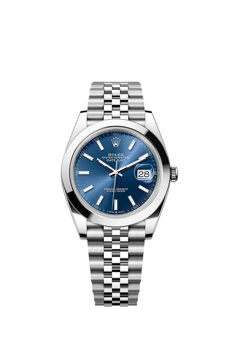 Rolex Datejust 41 126300 Blue Index dial Jubilee bracelet