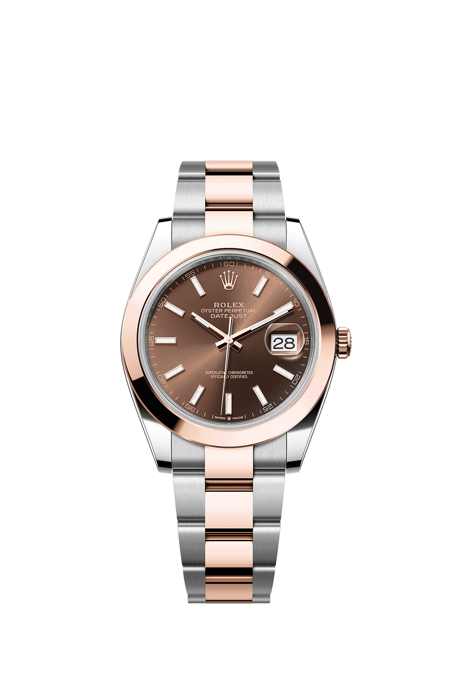 Rolex Datejust 41 126301 Chocolate Index dial Oyster