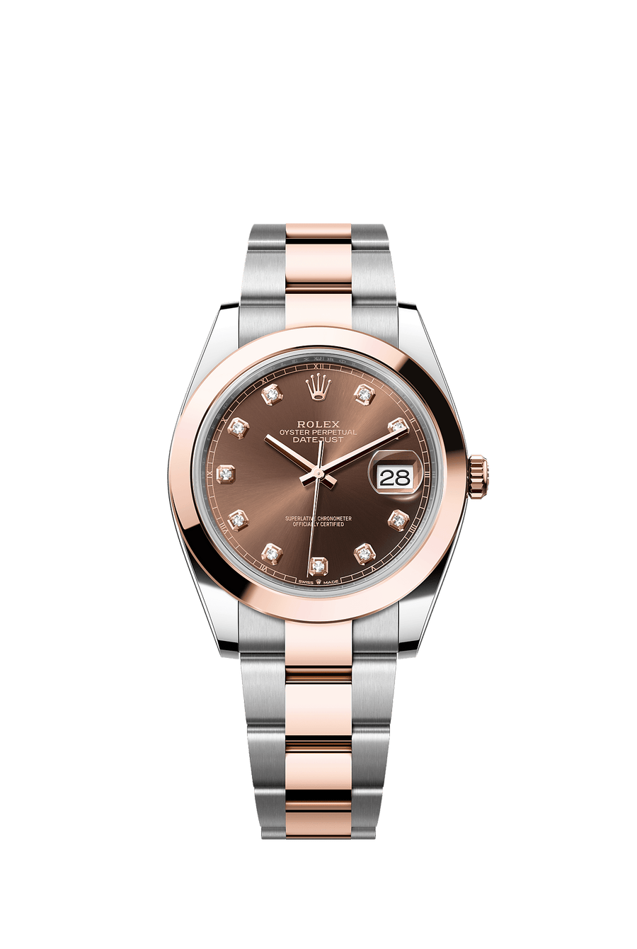 Rolex Datejust 41 126301 Chocolate Diamond dial Oyster