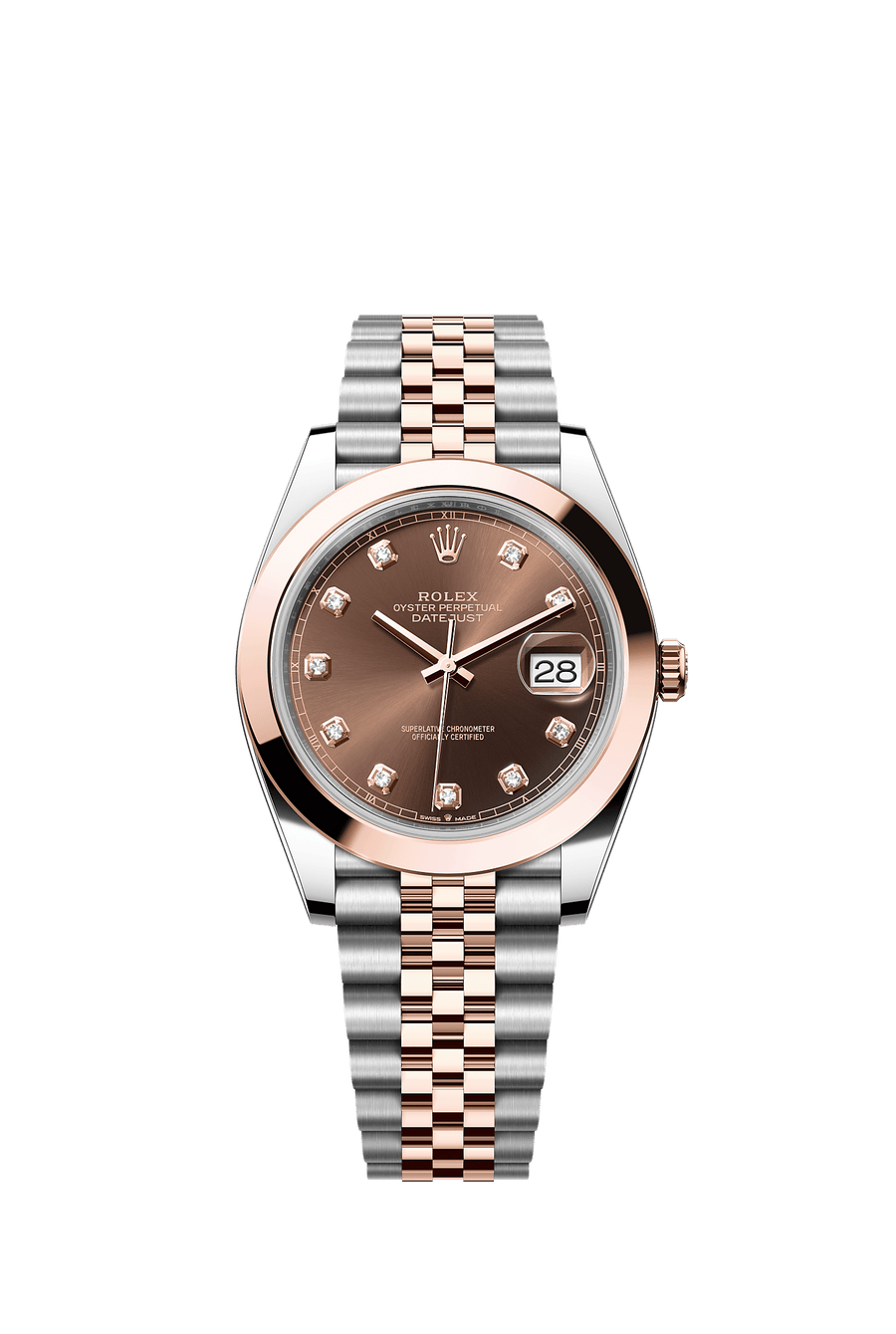 Rolex Datejust 41 126301 Chocolate Diamond dial Jubilee