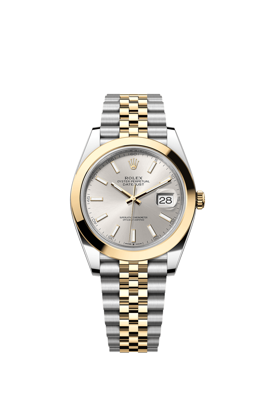 Rolex Datejust 41 126303 Silver Index Dial Jubilee