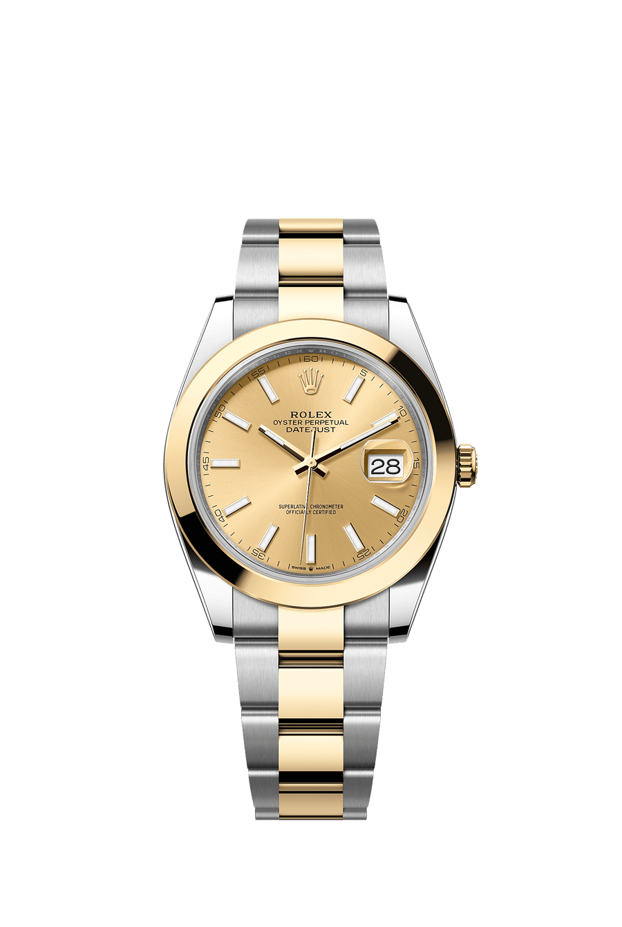 Rolex Datejust 41 126303 Champagne Index Dial Oyster