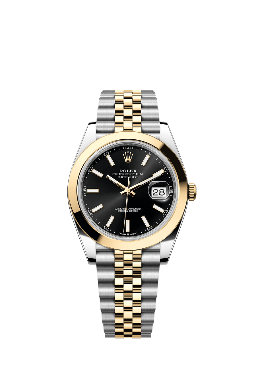 Rolex Datejust 41 126303 Black Index Dial Jubilee