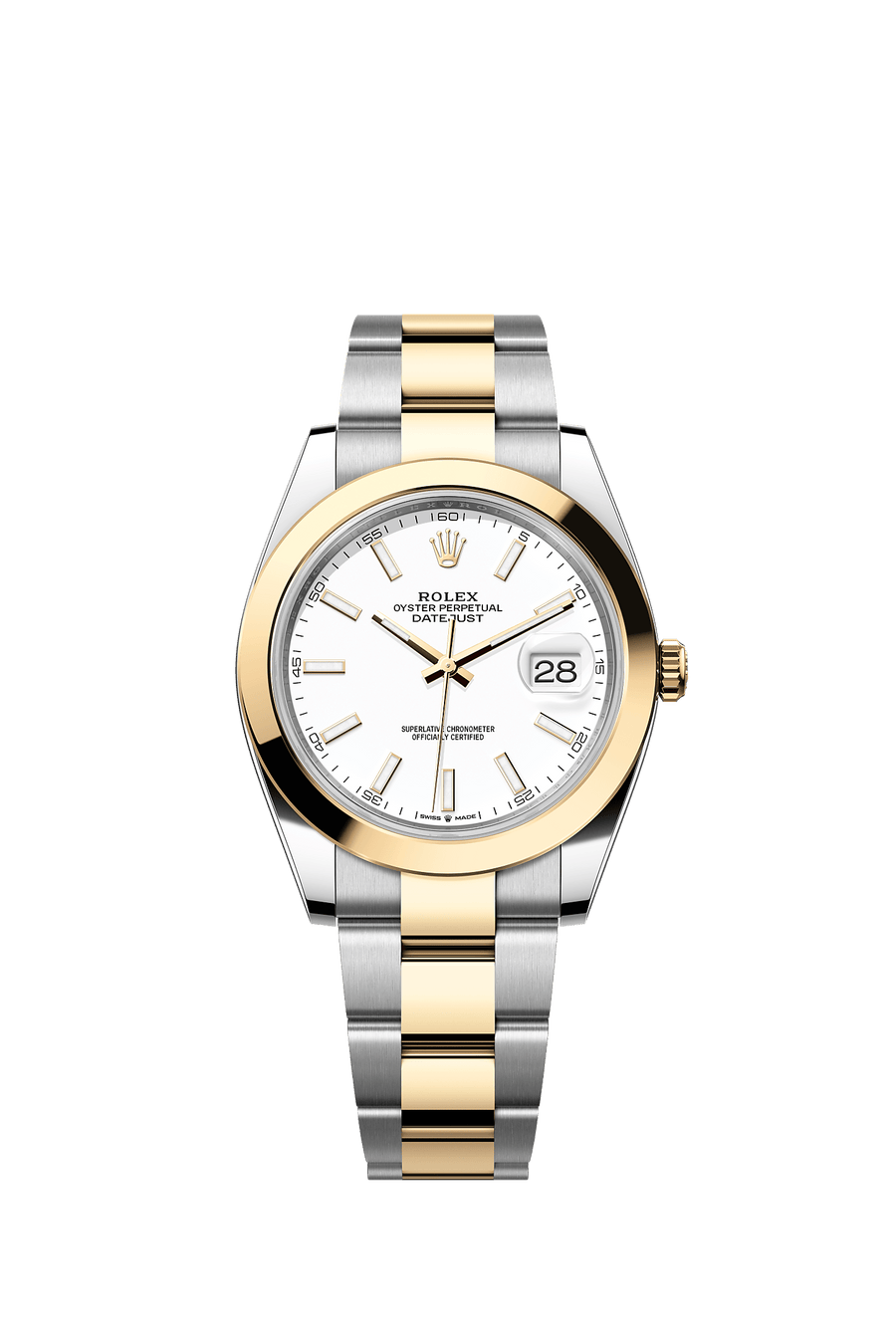 Rolex Datejust 41 126303 White Index Dial Oyster
