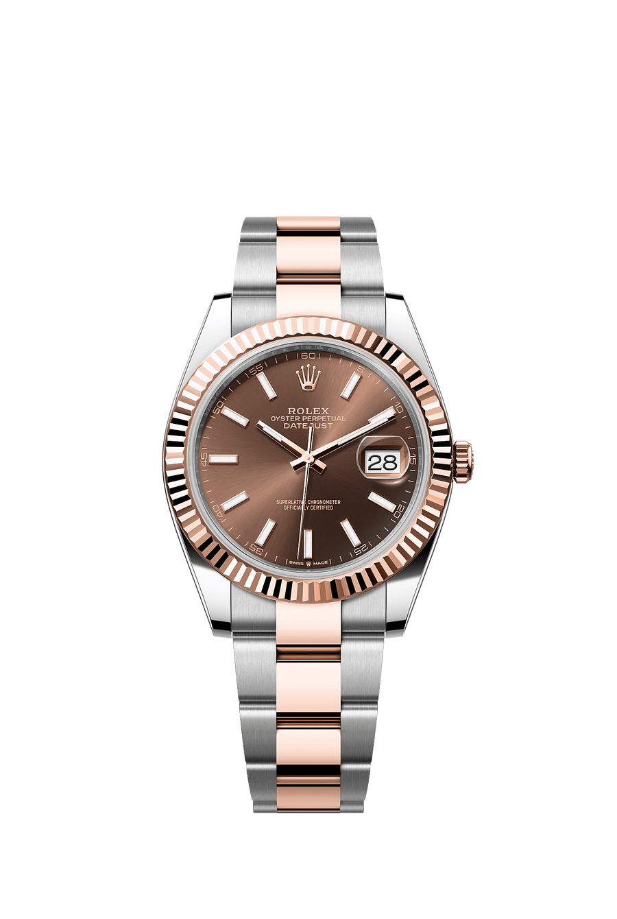 Rolex Datejust 41 126331 Chocolate Index dial Oyster