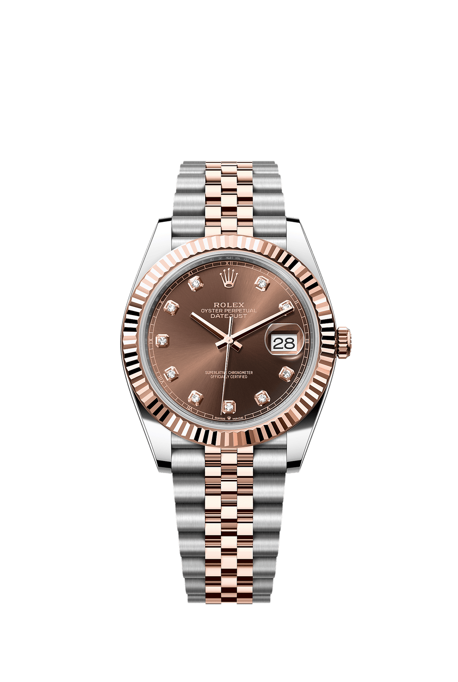 Rolex Datejust 41 126331 Chocolate Diamond dial Jubilee