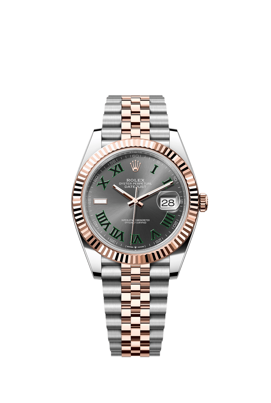 Rolex Datejust 41 126331 Slate Roman Wimbledon dial Jubilee