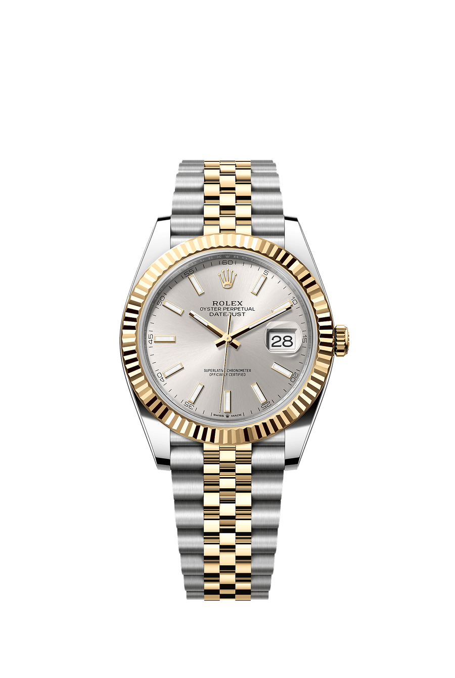 Rolex Datejust 41 126333 Silver Index dial Jubilee